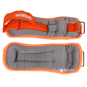 Утяжелители LiveUp Wrist/Ankle Weights 2 шт по 0.5 кг Orange-Grey (LS3049-05) лучшая модель в Житомире