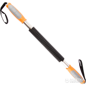 Эспандер LiveUp Power Twister пружинный Black-Orange (LS3161B) ТОП в Житомире