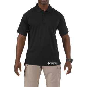 Футболка-поло тактическая 5.11 Tactical Performance Polo - Short Sleeve, Synthetic Knit 71049 L Black (2000000127118) в Житомире