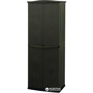 Скринька для зберігання Keter Rattan Style Tall Shed 430 л Сірий (7290103654313)