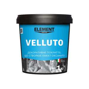 Декоративное покрытие VELLUTO ELEMENT DECOR 1 кг