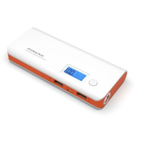 Внешний аккумулятор Power Bank Pineng PN-968 10000 mAh White-Orange надежный