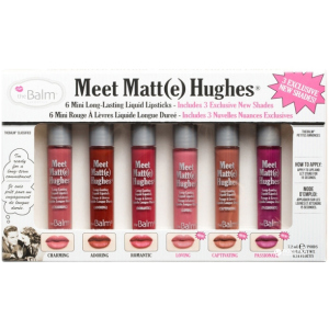 Набір матових міні-помад TheBalm Meet Matte Hughes Mini Vol.3 7.2 мл (681619810800)