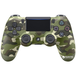 купить Беспроводной геймпад PlayStation Dualshock 4 v2 Green Camouflage для PS4