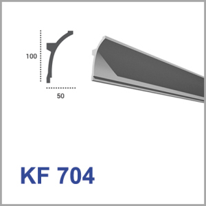 Карниз для прихованого освітлення Tesori KF 704 200см краща модель в Житомирі