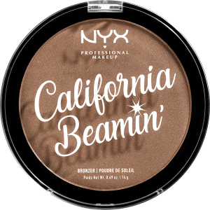 Пудра-бронзер для лица и тела NYX Professional Makeup California Beamin Face & Body Bronzer 02 The Golden One 14 г (800897188108)