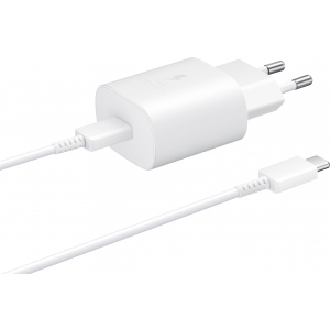 хорошая модель Сетевое зарядное устройство Samsung 25W PD Wall Charger Type-C Cable White (EP-TA800XWEGRU)