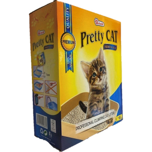 Наполнитель для кошачьего туалета Pretty Cat Premium Gold без аромата Бентонитовый комкующий 5 кг (6 л) (5948311200830) в Житомире