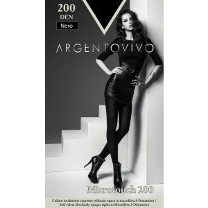 Колготки Argentovivo Microtouch 200 Den 3 р. Nero (8051403079096) ТОП в Житомирі