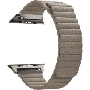 Ремінець Promate Lavish-42 для Apple Watch 42-44 мм 1/2/3/4/5/6/SE Beige (lavish-42.beige) краща модель в Житомирі