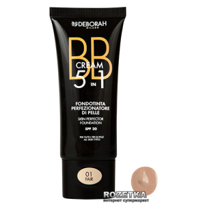 Тональний крем Deborah BB Cream SPF20 зволожуючий 01 Fair (8009518135688) ТОП в Житомирі