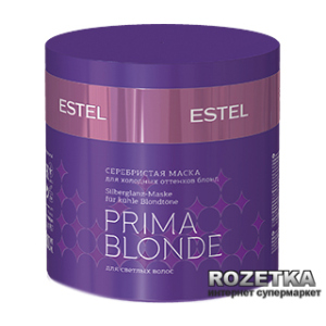 Срібляста маска Estel Professional Prima Blonde для холодних відтінків блонд 300 мл PB.7 (4606453034249) краща модель в Житомирі