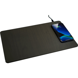 Бездротовий зарядний пристрій Qitech Mouse Pad 2 QI Fast Charge Dark Grey (QT-MouseP2dk)