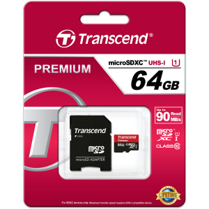 Transcend microSDXC 64GB Class 10 UHS-I Premium (TS64GUSDU1) + SD-adapter рейтинг