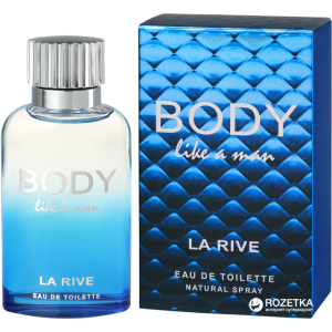 Туалетна вода для чоловіків La Rive Body Like A Man 90 мл (5906735234299)