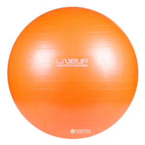 хорошая модель Мяч для фитнеса LiveUp Anti-Burst 65 см Orange (LS3222-65o)