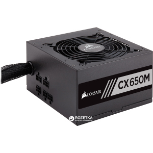 Corsair CX650M 650W (CP-9020103-EU) краща модель в Житомирі