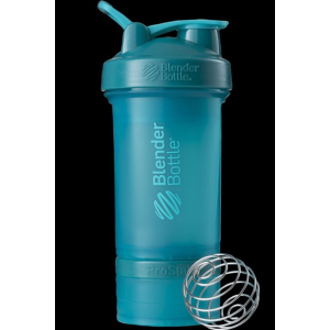 Шейкер BlenderBottle ProStak з кулькою 650 мл Блакитний (PS 22oz Teal) ТОП в Житомирі