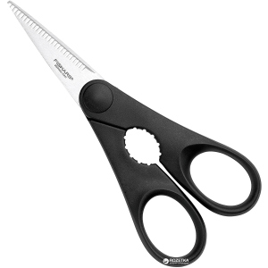 Ножницы кухонные Fiskars Essential с открывалкой 20 см Black (1023820) ТОП в Житомире