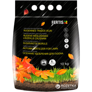 Осіннє добриво для газону Fertis без нітратів 10 кг (10508583) 4779039690686 ТОП в Житомирі
