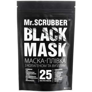 Чорна маска для обличчя Mr.Scrubber Black Mask для всіх типів шкіри 40 г (4820200230160) краща модель в Житомирі