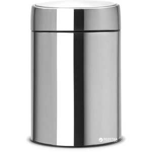 Відро для сміття Brabantia Slide Bin 5 л Matt Steel (477546) краща модель в Житомирі