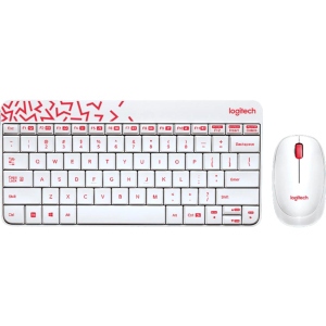 Комплект бездротової Logitech MK240 Nano White RUS (920-008212) в Житомирі