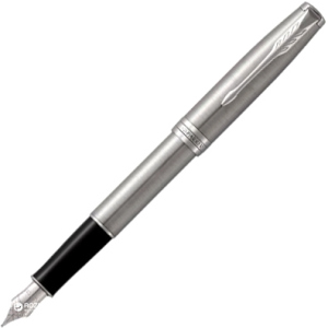 Ручка перьевая Parker Sonnet 17 Stainless Steel CT FP F Синяя Серый корпус (84 211) ТОП в Житомире