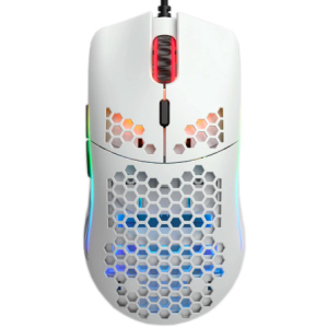 Миша Glorious Model O Minus RGB USB White (GOM-WHITE) краща модель в Житомирі