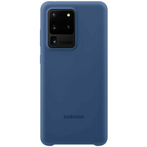 Панель Samsung Silicone Cover Samsung Galaxy S20 Ultra Navy Blue (EF-PG988TNEGRU) ТОП в Житомирі