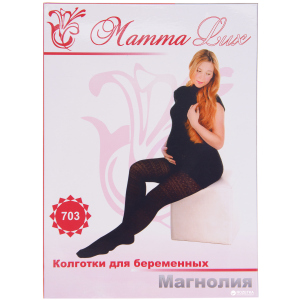 Колготки для беременных Mamma Lux 703 320 Den 4 р Черные (ROZ6205018729) ТОП в Житомире