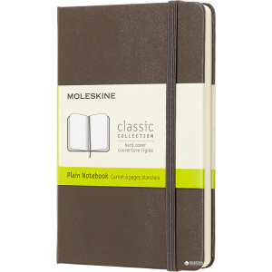 Нотатник Moleskine Classic 9 х 14 см 192 сторінки без линівки Коричневий (8058341715291) краща модель в Житомирі