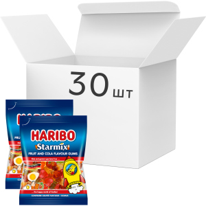 Упаковка цукерок жувальних HARIBO Starmix 80 г х 30 шт (9002975727112) краща модель в Житомирі