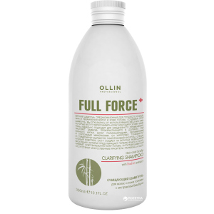 Очищающий шампунь для волос и кожи головы Ollin Professional Ollin Full Force с экстрактом бамбука 300 мл (4620753725614) ТОП в Житомире