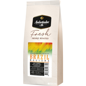 Кофе в зернах Ambassador Fresh Brazil Mogiana 1 кг (8719325127799) надежный