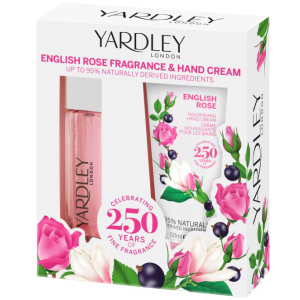 Набір для жінок Yardley English Rose Hand Cream &amp; Purse Spray 50 мл + 14 мл (5056179301832)