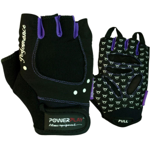 Рукавички для фітнесу PowerPlay Womens 1751 XS Black (PP_1751_XS_Black) краща модель в Житомирі