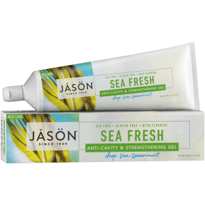 Гелевая зубная паста Jason против зубного камня Sea Fresh с коэнзимом Q10 170 г (078522015307) ТОП в Житомире