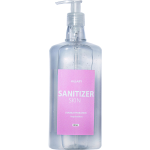 Антисептик-санітайзер Hillary Skin Sanitizer double hydration Inspiration 500 мл (2314500000056)