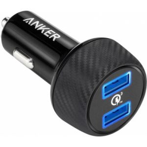 Зарядний пристрій Anker PowerDrive - 2 Quick Charge 3.0 Ports V3 надійний