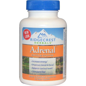 Натуральна добавка Ridgecrest Herbals Adrenal Fatigue Fighter 60 гелевих капсул (355724003104) рейтинг