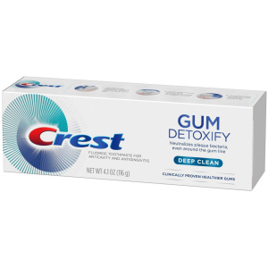 Очищувальна зубна паста Crest Gum Detoxify Deep Clean 116 г (37000754213) краща модель в Житомирі