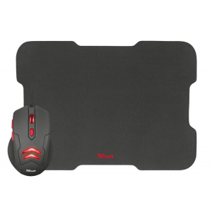 Мишка Trust Ziva Gaming mouse with Mouse pad (21963) краща модель в Житомирі