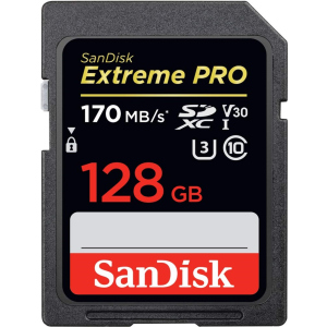 SanDisk SDXC Extreme Pro 128GB V30 UHS-I U3 (SDSDXXY-128G-GN4IN) в Житомирі