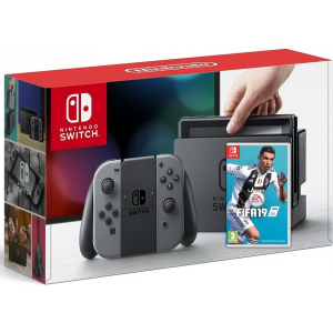 Nintendo Switch Gray + Игра FIFA 19 (русская версия) лучшая модель в Житомире