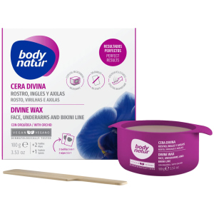 Віск професійний для обличчя області бікіні та пахв Body Natur Divine Wax 100 г + 2 серветки (8414719407258) в Житомирі