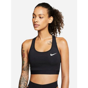 Спортивний топ Nike Swoosh Band Bra Non Pad BV3900-010 M Чорний (193655466694) краща модель в Житомирі