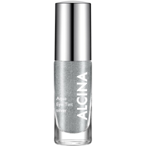 Тени для век Alcina Aqua Eye Tint жидкие silver 5 мл (4008666653420) ТОП в Житомире