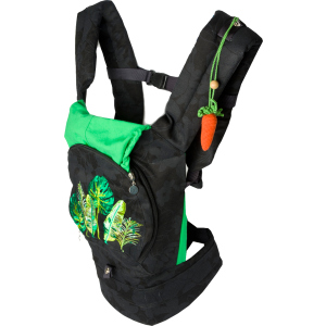 Эрго-рюкзак для переноски ребенка Модный карапуз с сеточкой для проветривания Черный (03-00736) (4823870873637) в Житомире