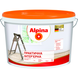 Фарба інтер'єрна Alpina "Практична" 3.5 кг Біла (930244) в Житомирі